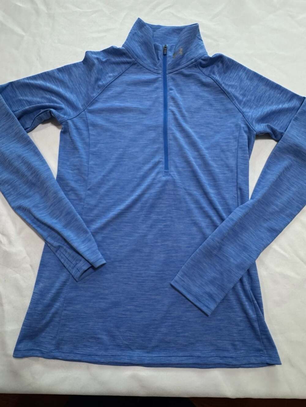 Under Armour HeatGear Blue 1/4 Zip Athletic Pullover Women’s S